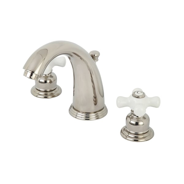 KB986PXPN Victorian 2-Handle 8" Widespread Bathroom Faucet, Nickel